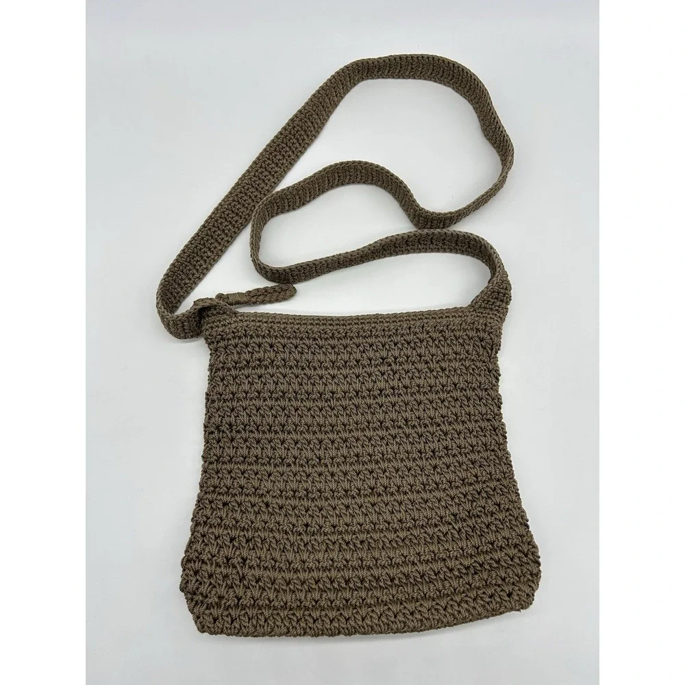 The Sak Crochet Crossbody Bag Cottage Core‎ Brown Boho Rustic
